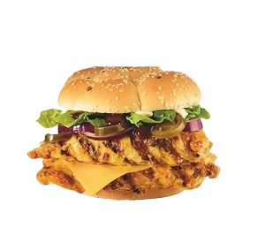 Peri Peri Dual Chicken Burger 