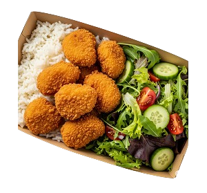 Buttermilk Goujons Rice Box 