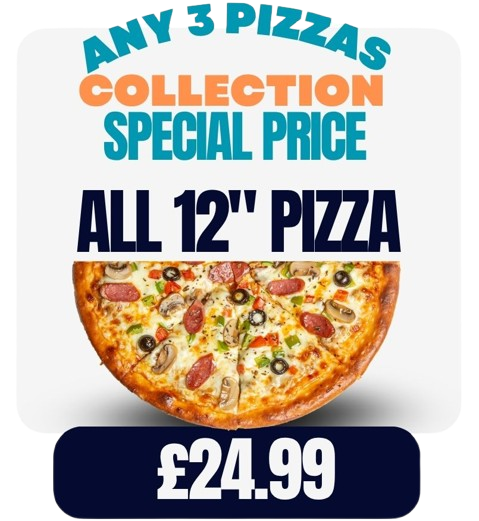Any 3x 12" Pizzas Offer 