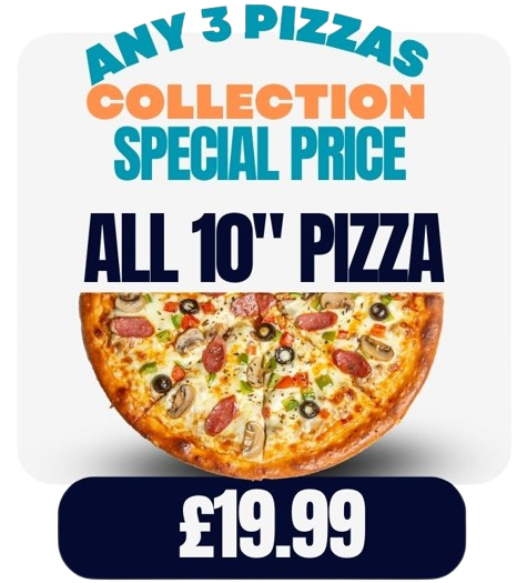 Any 3x 10" Pizzas Offer 
