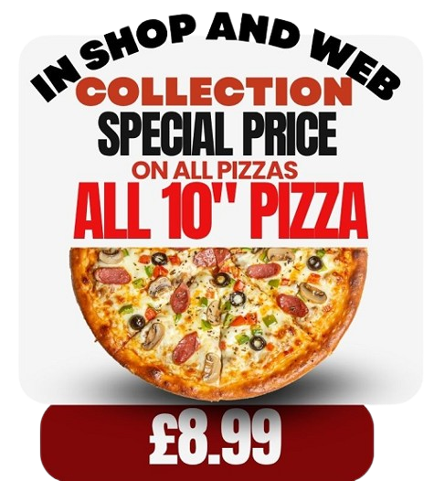 Any 3x Toppings 10" Pizza Offer 