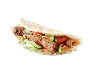 Charcoal Chicken Kebab Wrap 